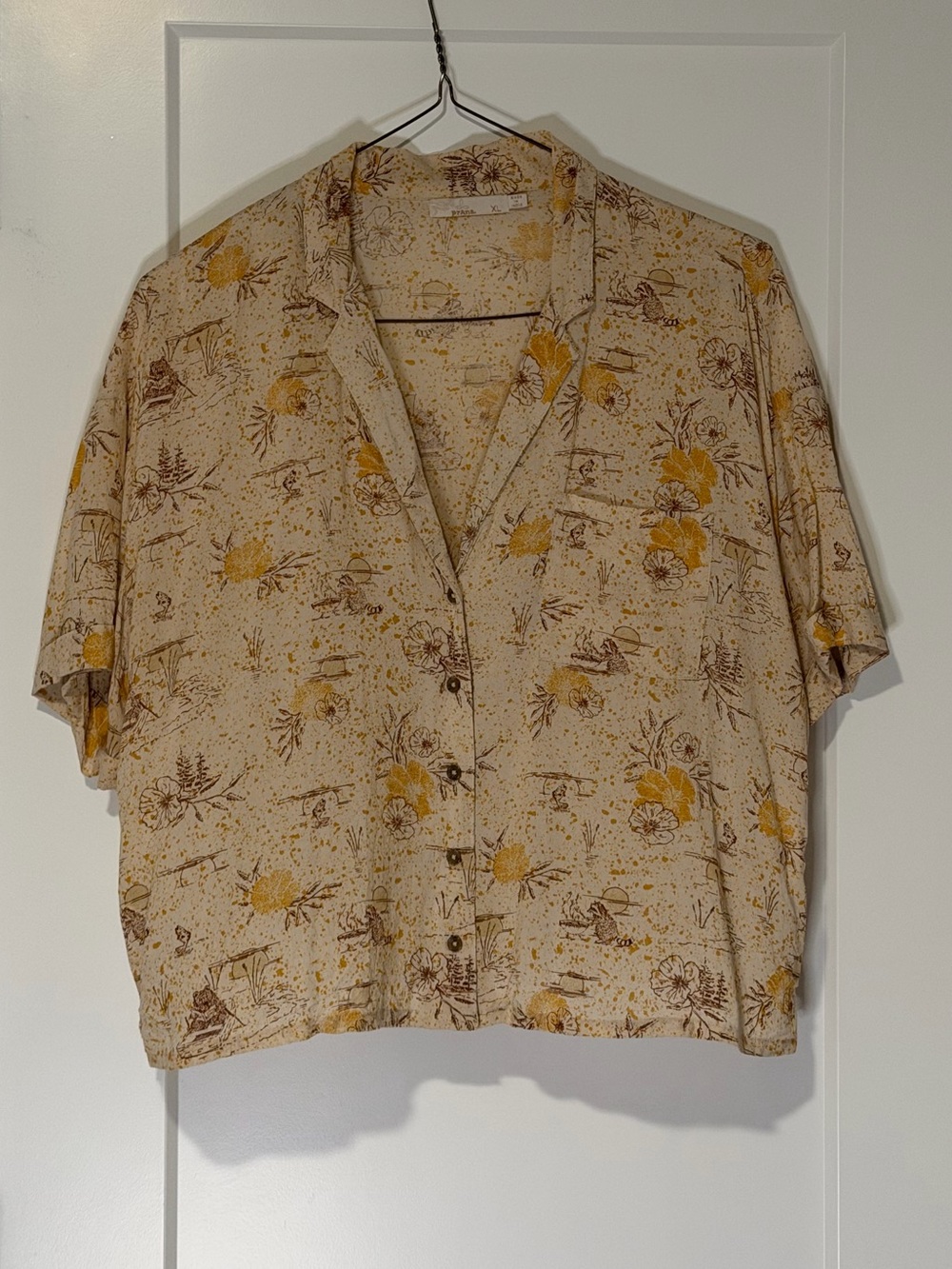 Prana EUC Iguala Golden Hour Short-Sleeve Button-Down Shirt